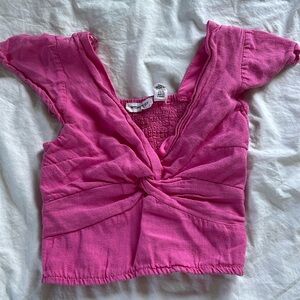 MidNight Sky Pink Twist Top